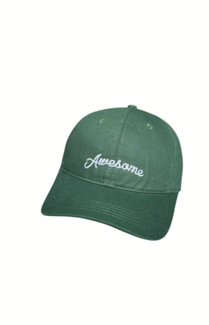 Mũ Lưỡi Trai Nữ Thêu Chữ Awesome – Nhiều Màu Nổi Bật, Chất Vải Cotton Thoáng Mát, Phong Cách Năng Động (1)
