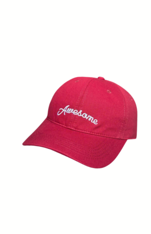 Mũ Lưỡi Trai Nữ Thêu Chữ Awesome – Nhiều Màu Nổi Bật, Chất Vải Cotton Thoáng Mát, Phong Cách Năng Động (3)