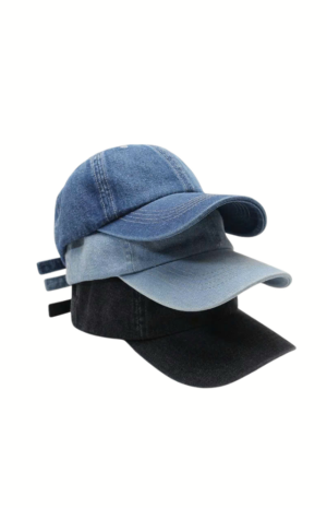 Mũ Lưỡi Trai Unisex Chất Denim Xanh Nhạt - Thái Trí Chính Hãng (4)