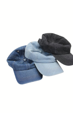 Mũ Lưỡi Trai Unisex Chất Denim Xanh Nhạt - Thái Trí Chính Hãng (5)