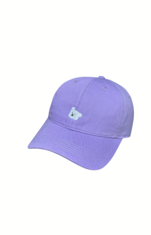 Mũ Lưỡi Trai Unisex Hình Gấu Dễ Thương – Màu Vàng Tươi, Vải Cotton Mát, Phong Cách Hàn Quốc (4)