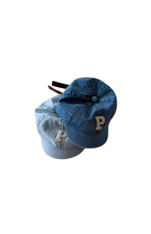 Nón Jean Trẻ Em Chữ P Thêu Nổi – Chống Nắng, Phong Cách Unisex Thái Trí Official (6)