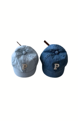 Nón Jean Trẻ Em Chữ P Thêu Nổi – Chống Nắng, Phong Cách Unisex Thái Trí Official (7)