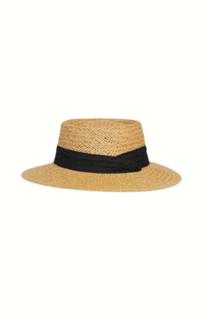 Nón Cói Rộng Vành Thời Trang Nữ Dáng Fedora Cổ Điển Đi Biển (1)